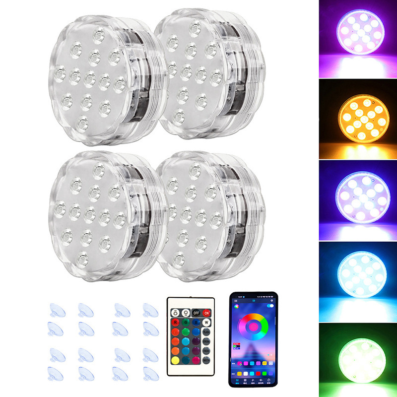 Colorful Underwater Lights Waterproof Aquarium