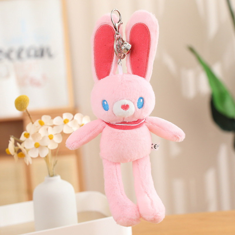 Dopamine-themed Bunny Toy For Your Backpack