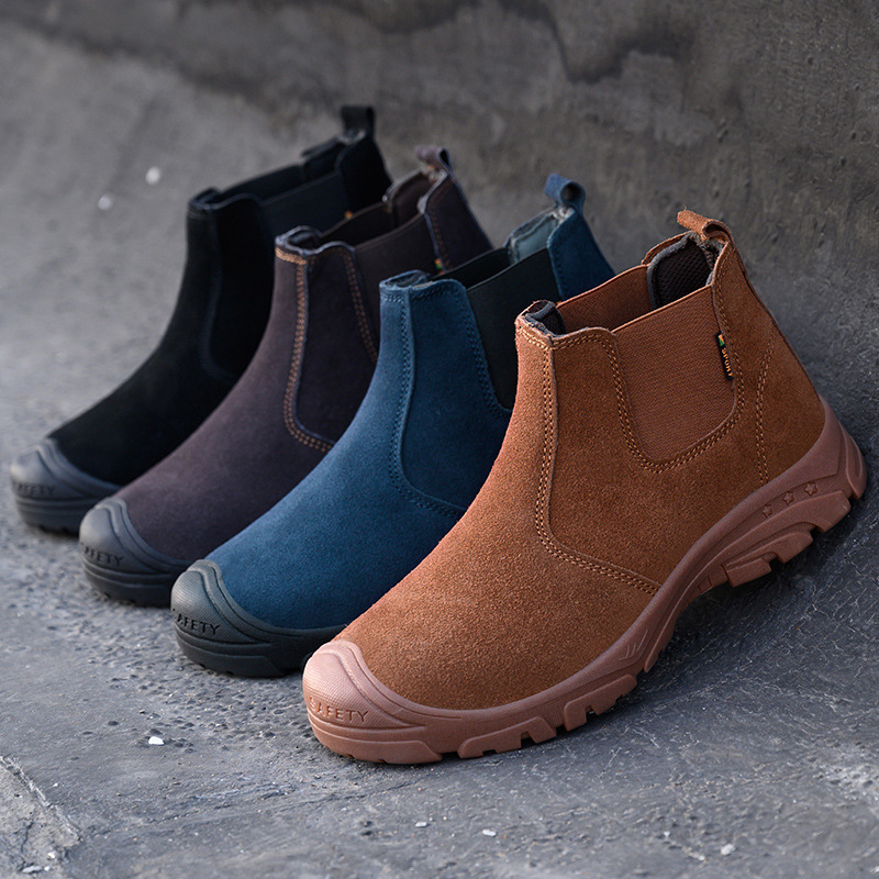 Men's Impact-resistant, Puncture-proof Welding Safety Shoes