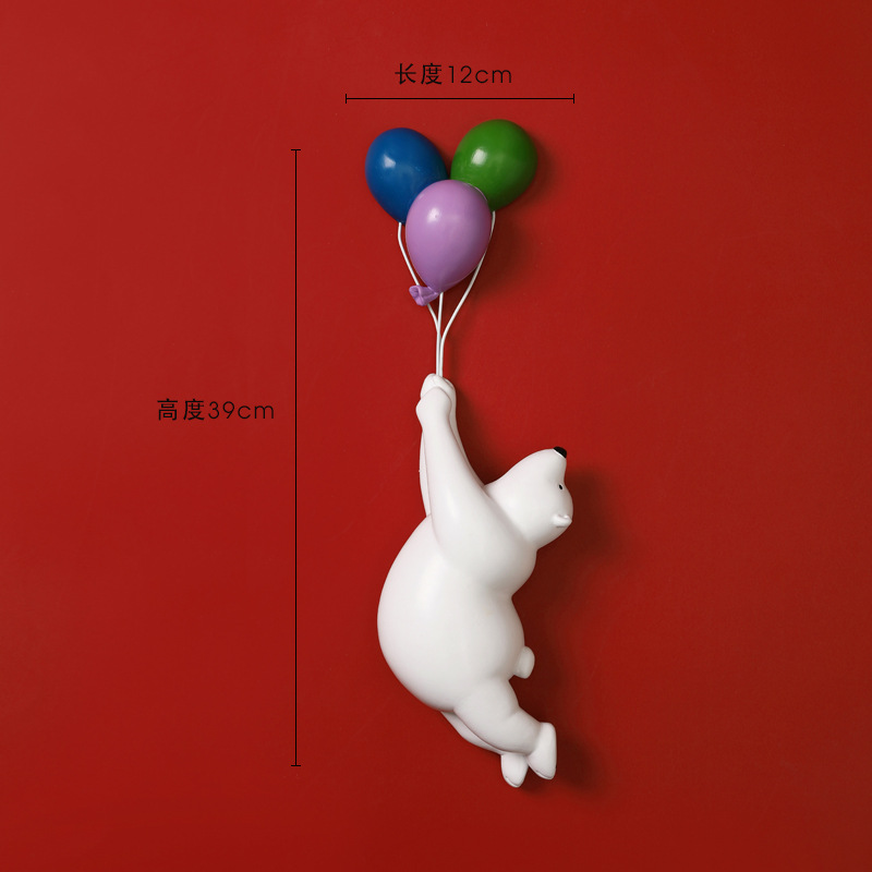 Wall-mounted Balloon Bear Decoration For Living Room And Bedroom Backdrops 9