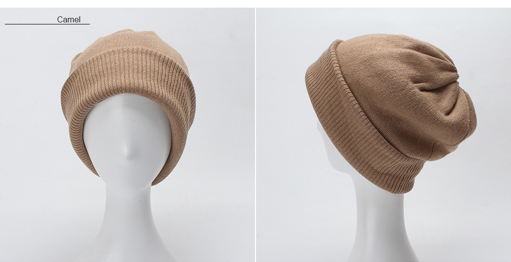 Title 1, Double Layer Thickened Wool Knitted Hat Childre...