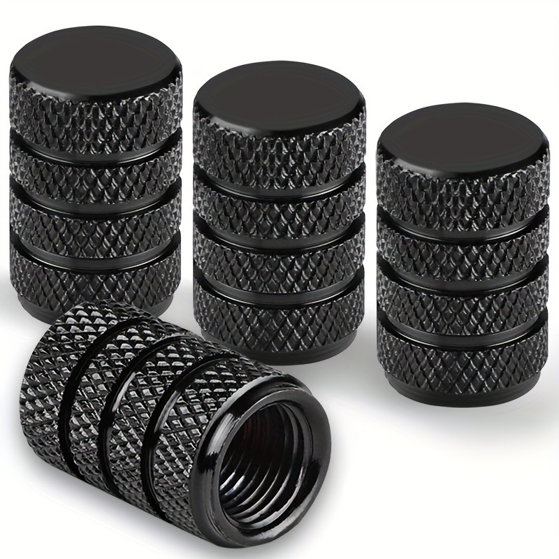 Bicycle Aluminum Alloy Colored American-style Knurled Valve Car Tire Valve Cap