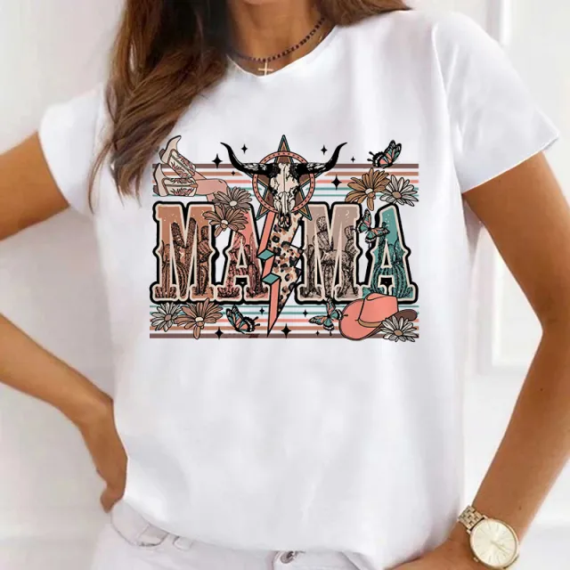 European And American Digital Printed Round Neck Sports T shirt 104500 Models - Shop at LoveMi
