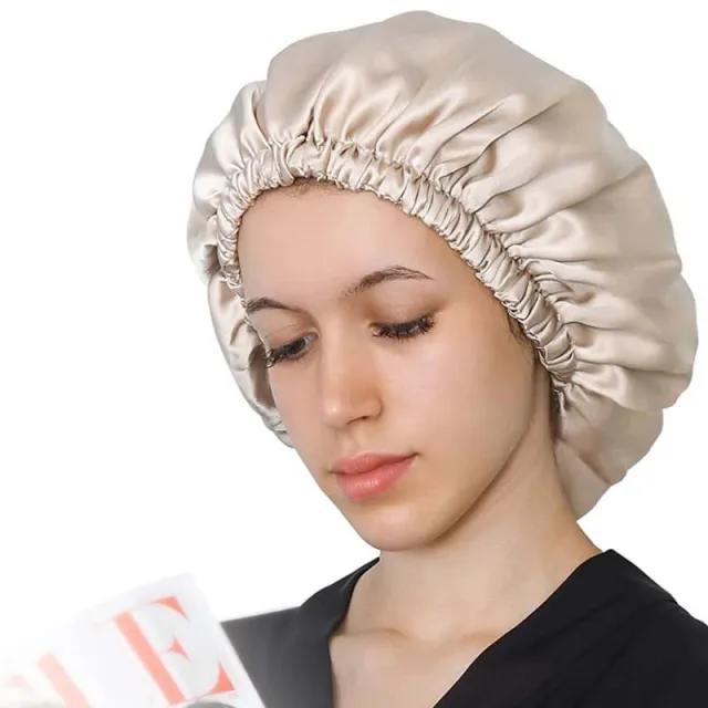 Double Layer Shower Cap Silk Skin Color - Shop at LoveMi
