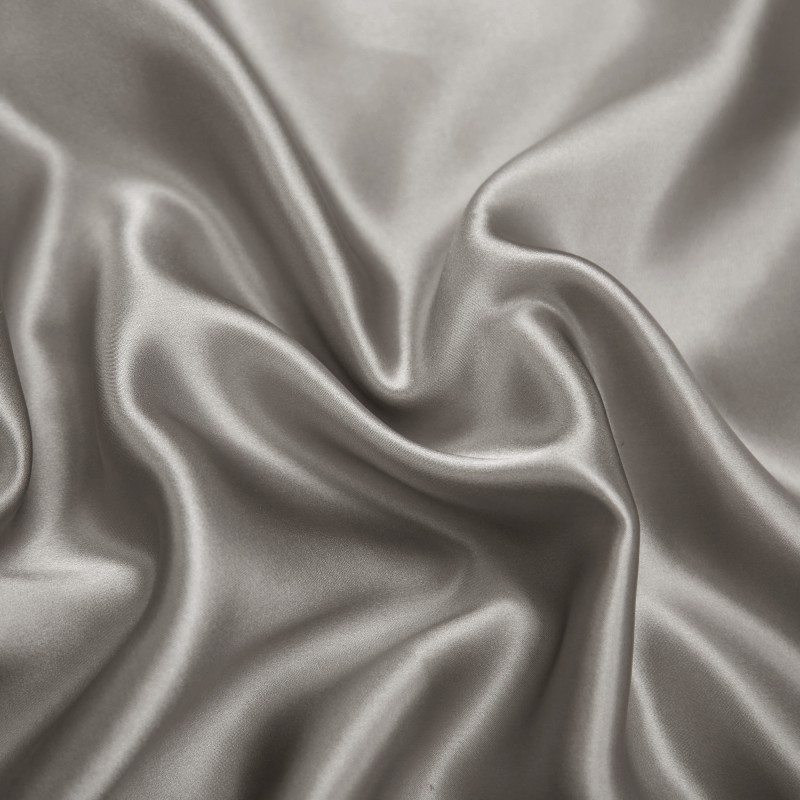 Solid-color Three-sided Embroidery High-end Silk Pillowcase For Home Use