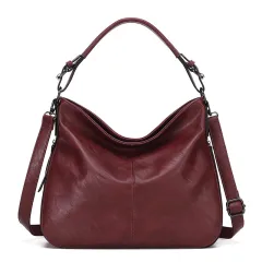 European And American Fashion Messenger Bag For Girls - Red - View 1