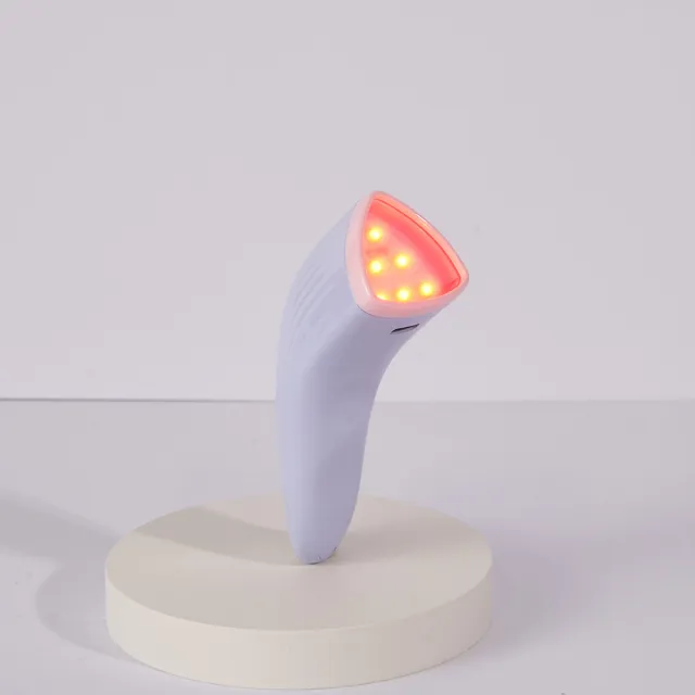 Portable Photon Skin Rejuvenation Facial Home LED Red Blu ray Cosmetic Instrument Light Purple - Shop at LoveMi