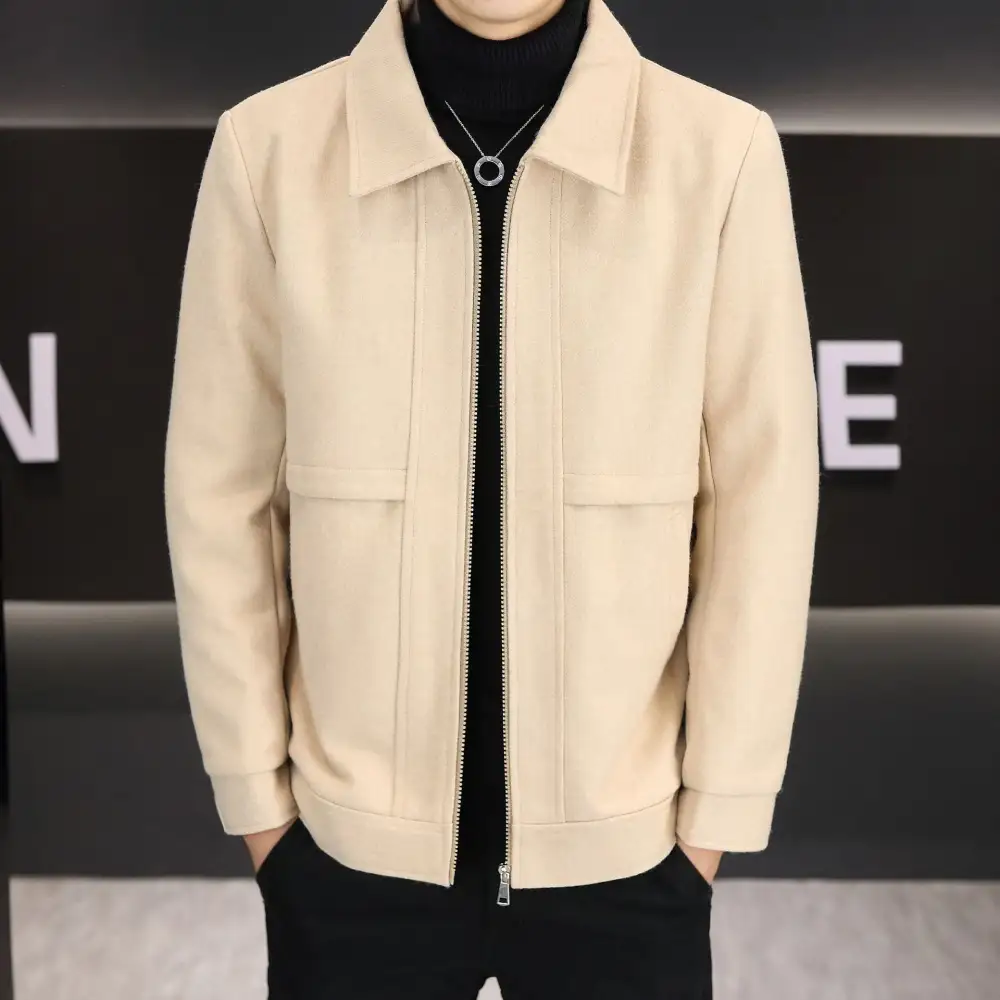 East Season Casual Handsome Quality Polo Collar Jacket