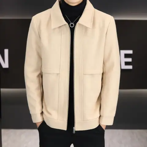 East Season Casual Handsome Quality Polo Collar Jacket