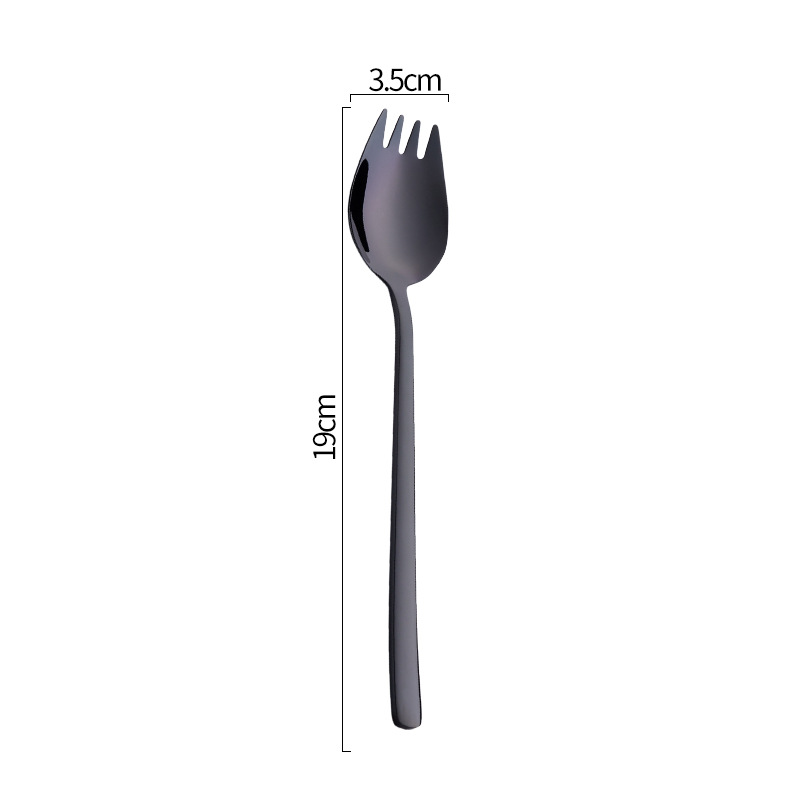 Black Salad Spoon