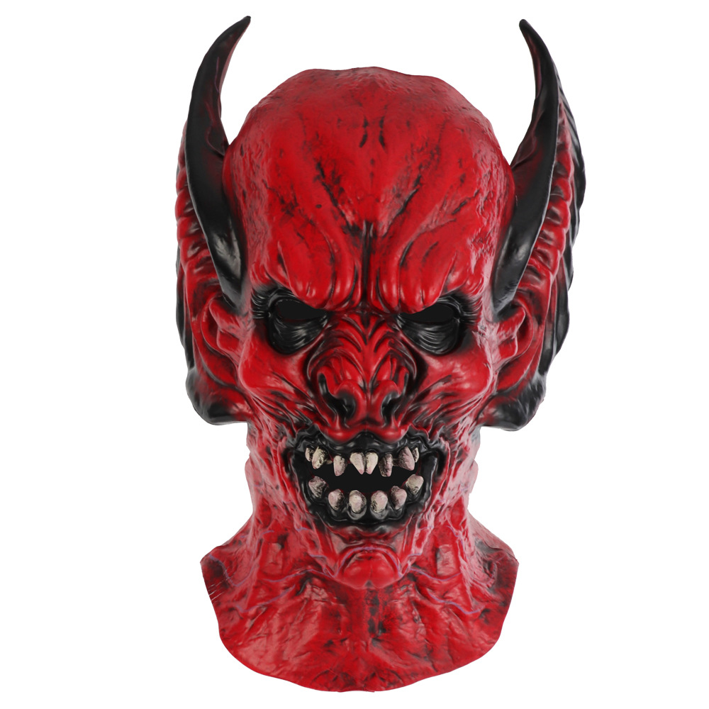 Personalized Party Hood Mask Horror Dress Up Red - Shop at LoveMi