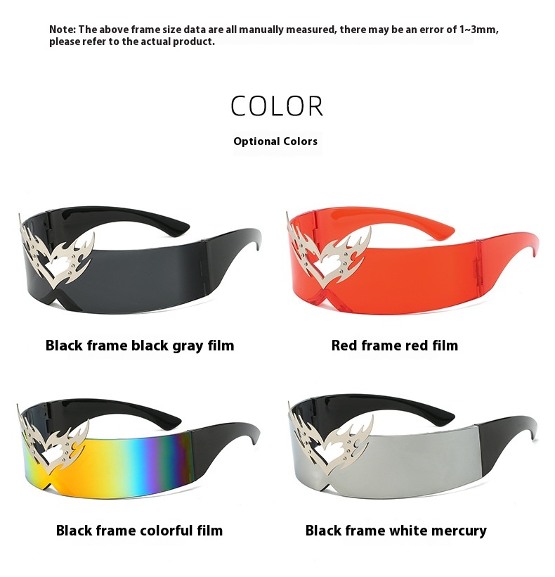 Future Technology Integrated Film Coated Personalized Disco Drag Cool Sunglasses - Image 7