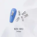 K9 Ultra-Shiny Flat-Back Rhinestones In White For Nail Art Decorations view 27