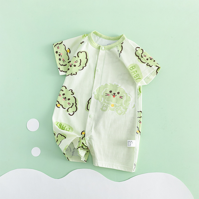 Thin Short Sleeve Newborn Breathable Clothes