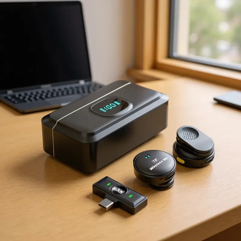 Wireless Lavalier Microphone With Noise Reduction