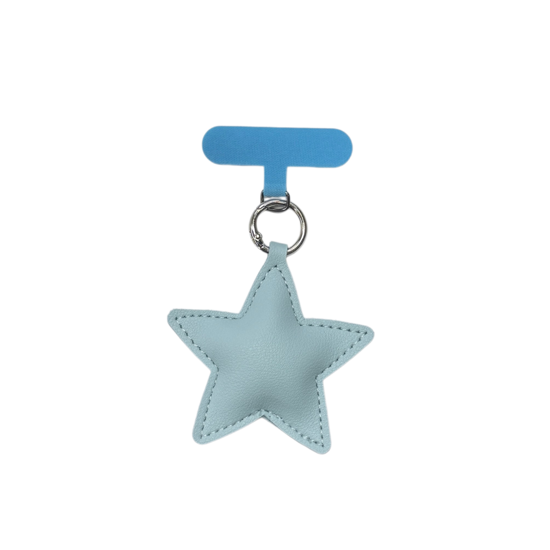Niche Versatile Leather Star Keychain Phone Lanyard Pendant