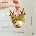 Golden Bow Antlers Bell