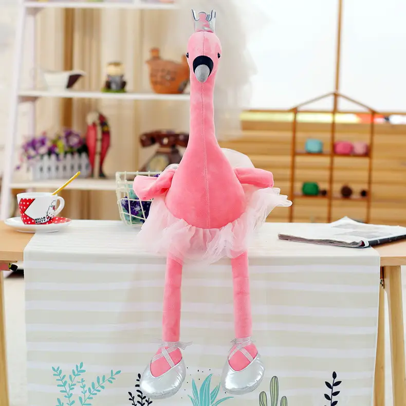 Cartoon Cute Crown White Swan Doll Plush Toys