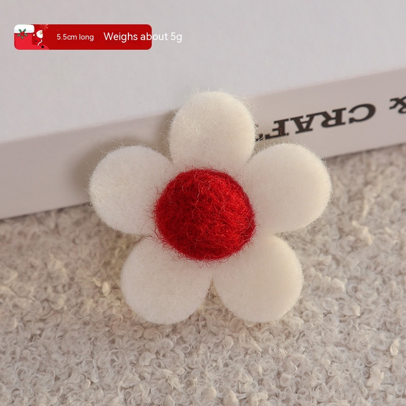 Wool Flower Red