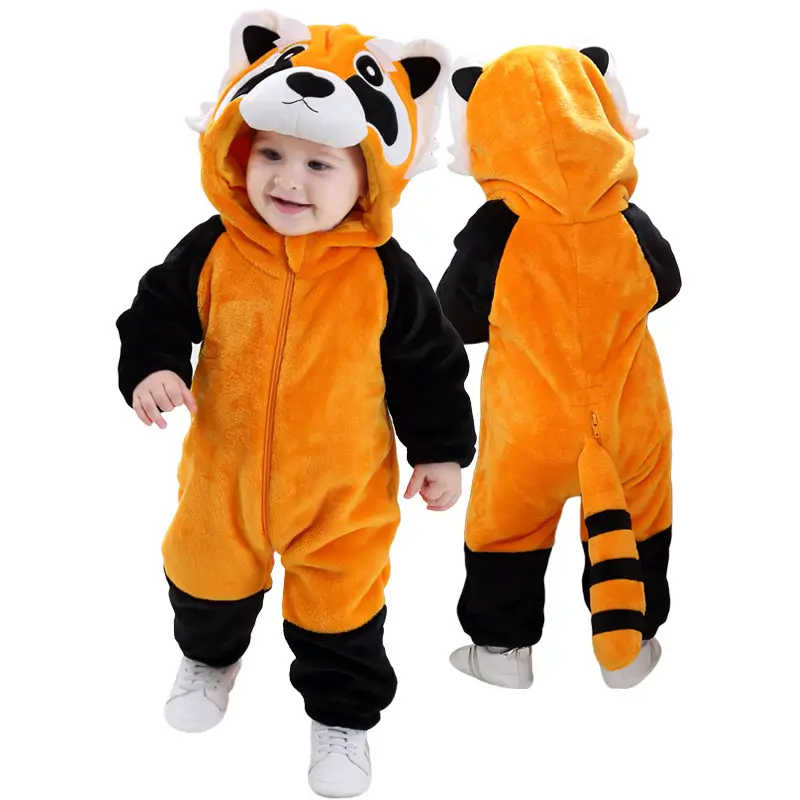 Tolo Rabbit Spring New Baby Spring Outwear Raccoon Single Layer Jumpsuit