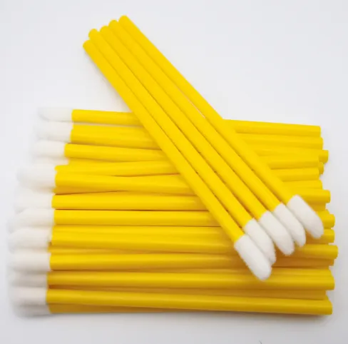 Disposable Portable Mini Hollow Lip Brush Hollow Yellow - Shop at LoveMi