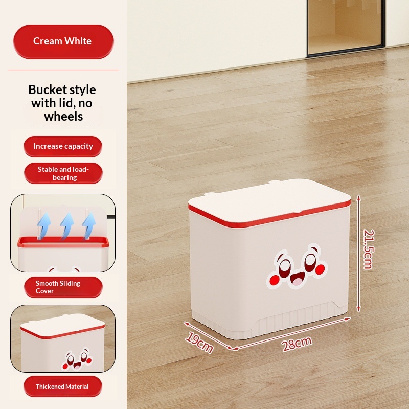 Kitchen Trash Can Rack, Multi-tiered With Lid, Hygienic Bin