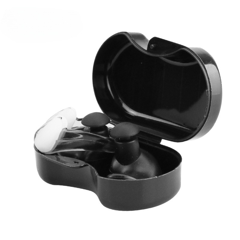 New Style Swimming Spiral Earplugs Waterproof Earplugs Nose Clip Earplug Set
