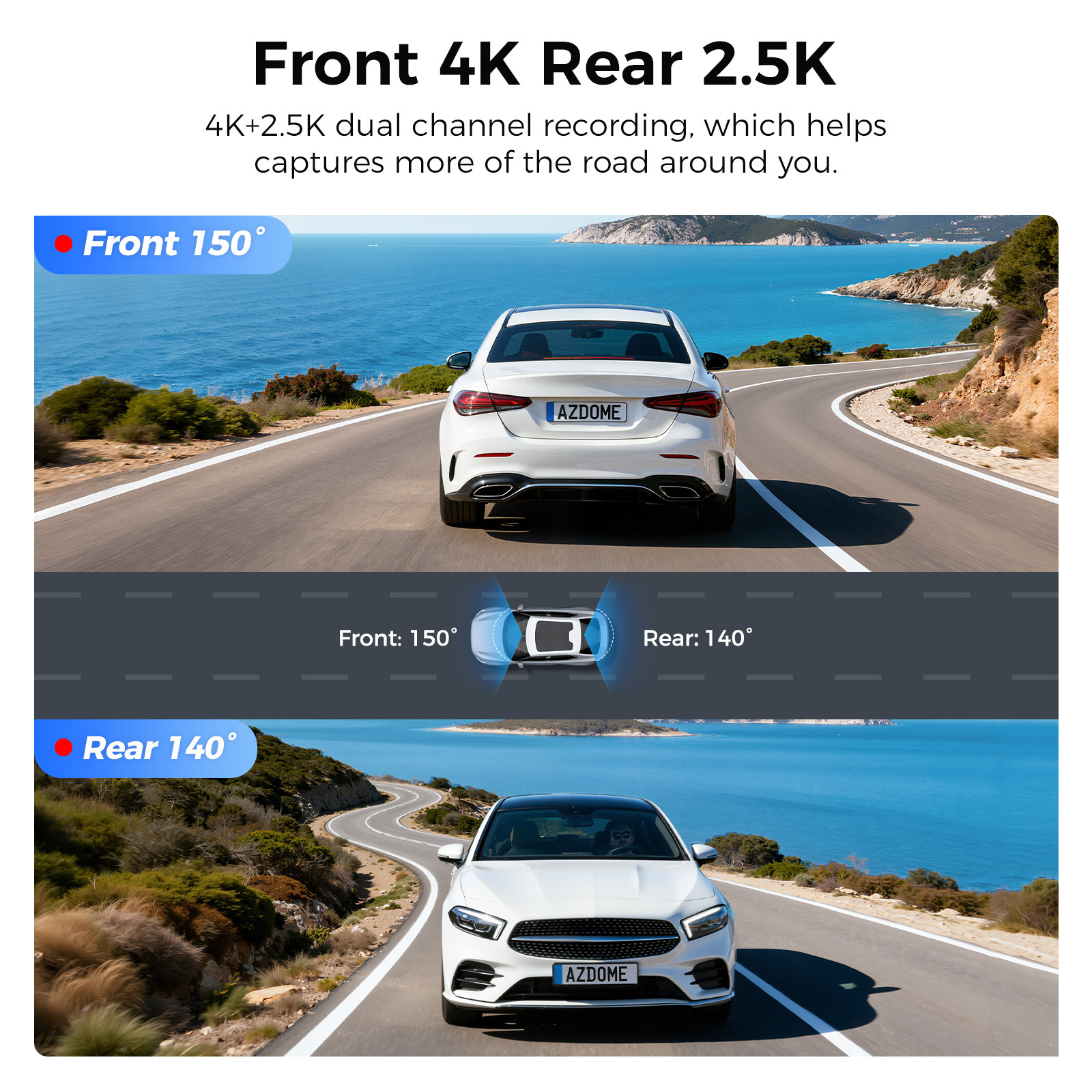 M550PRO HD 4K Dash Cam 2