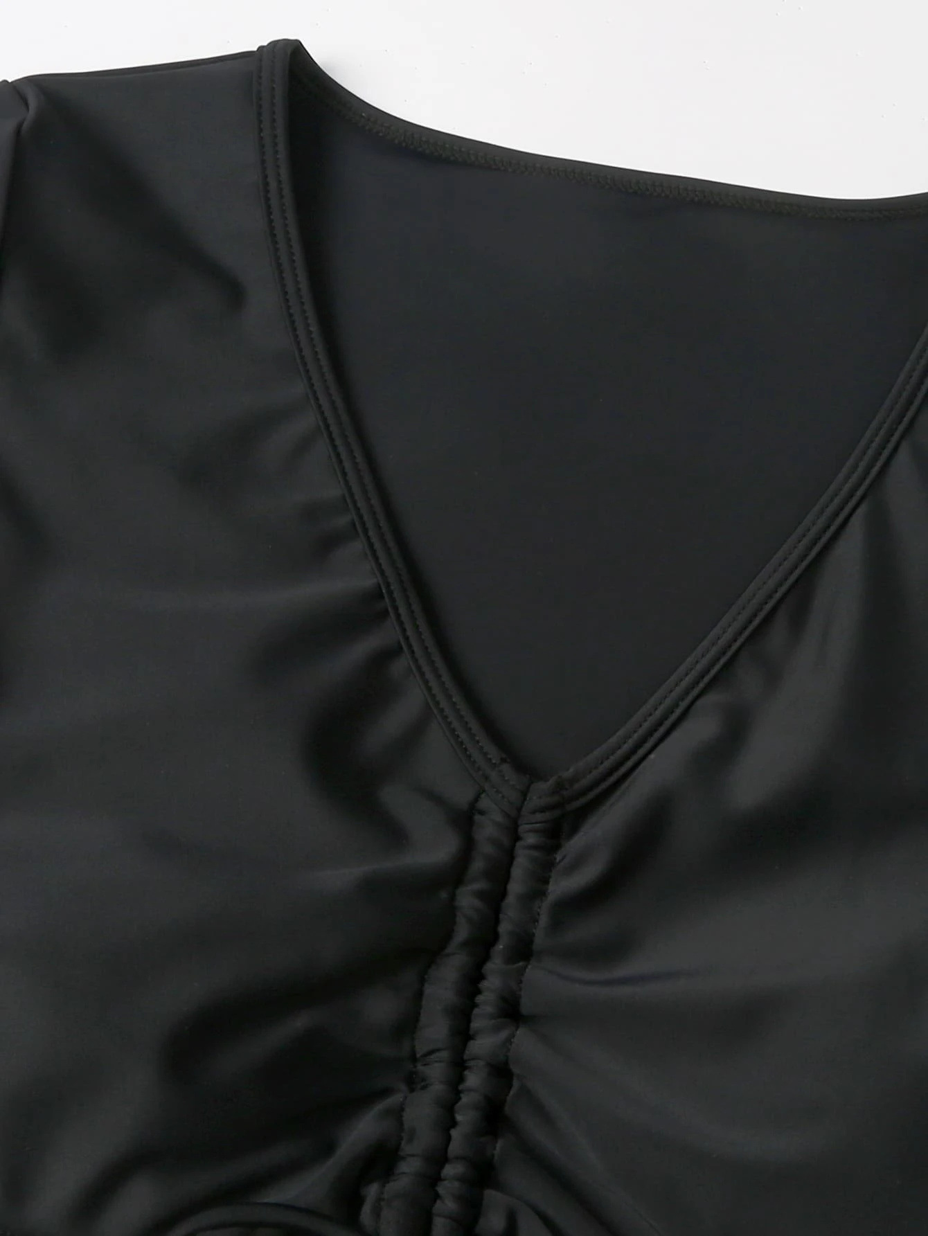 Lady Lace-up Bow Swimsuit Suit - Image 8