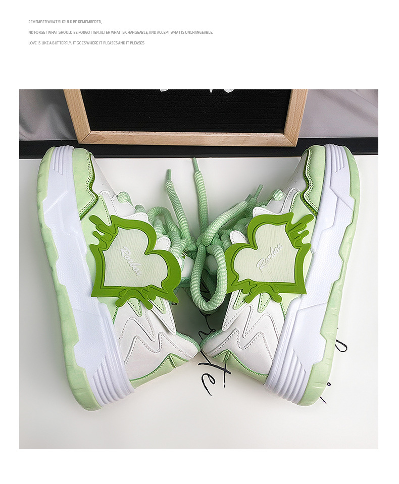 Color Contrast Patchwork Bread Shoes Increased By Light Casual Shoes - Image 28