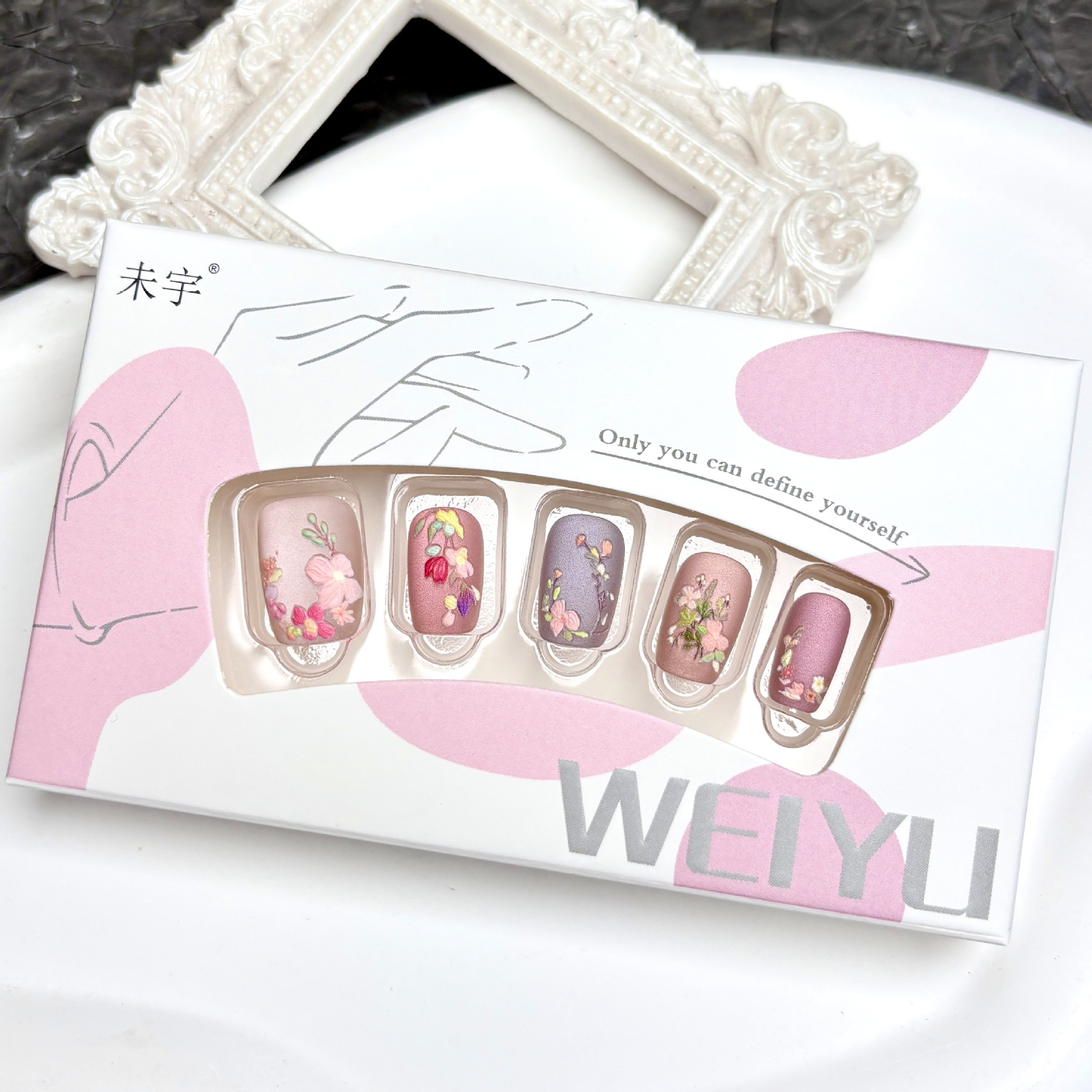 Matte Niche Vintage Nail Art Stickers