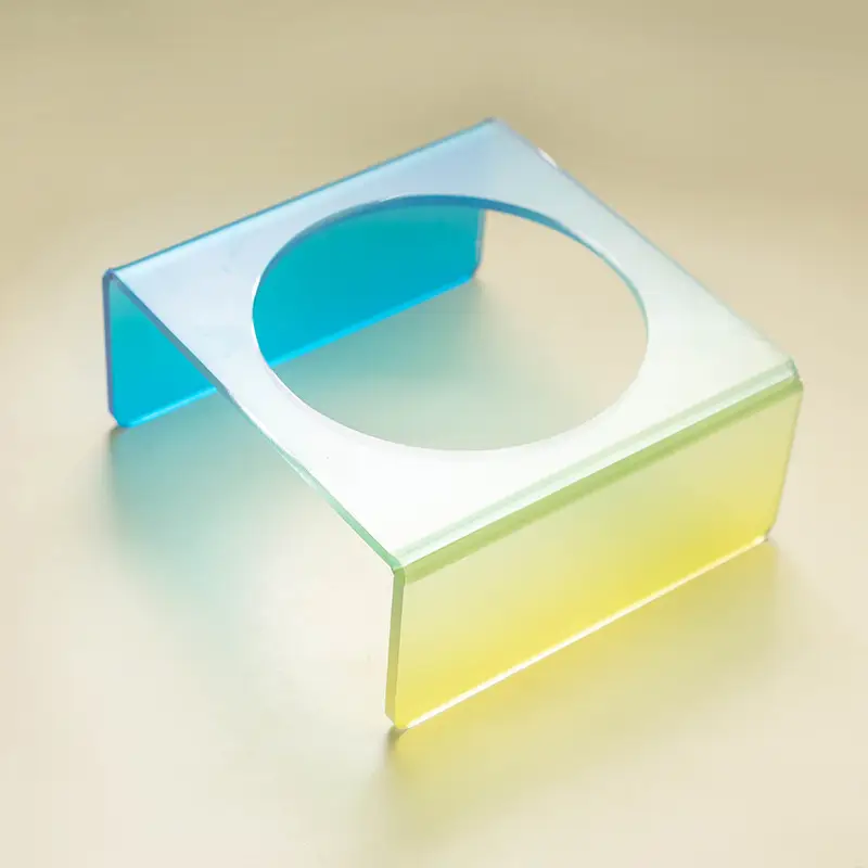 Cat Bowl Rack Acrylic Dog Bowl Anti-tumble
