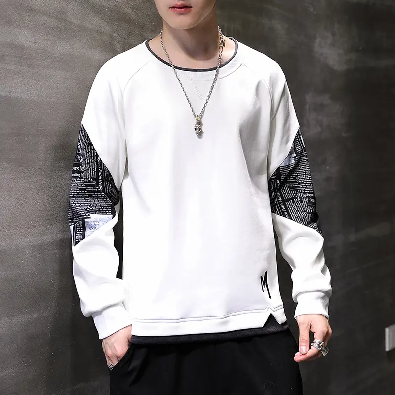 Men's Korean-style Trendy Handsome Loose Top Wear Middle School