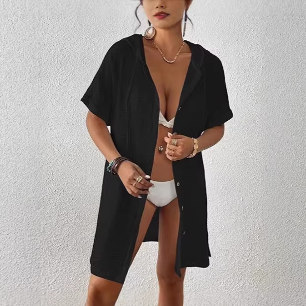 Seaside Vacation Style Bikini Blouse For Women - imagen 1