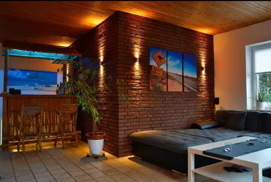 Corridor Bedside Light Bulb Up And Down Luminous Aluminum Small Brick Wall Lamp