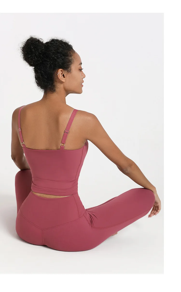 Title 13, New quick-drying yoga vest with chest pad