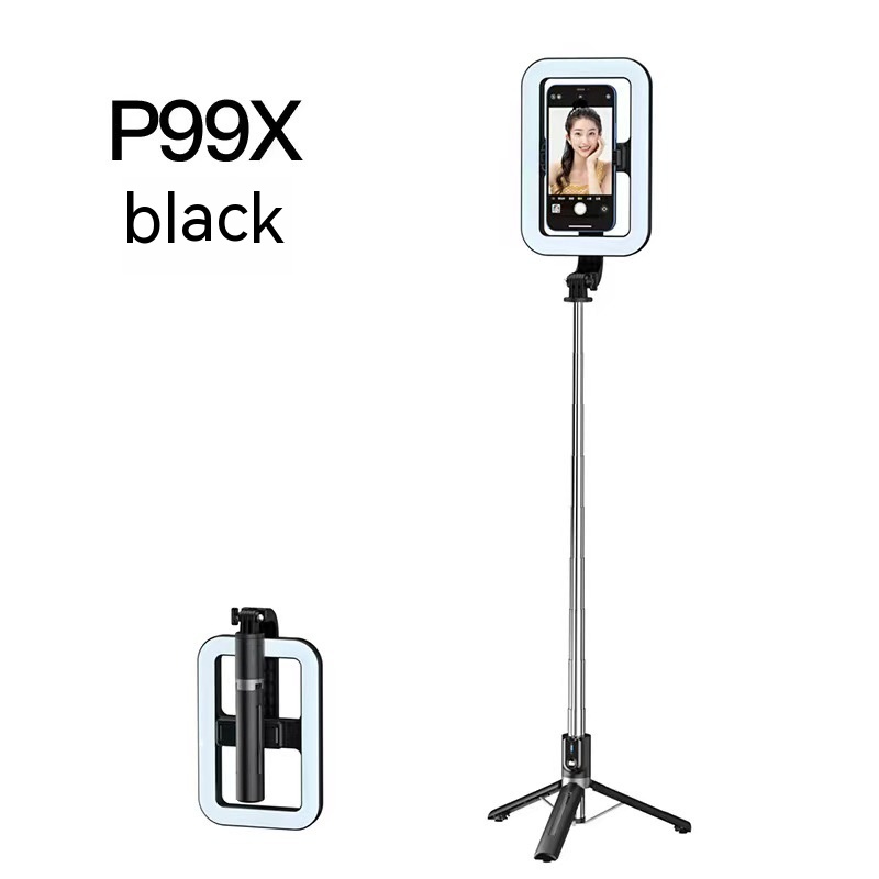 8-inch Beauty Fill Light Selfie Stick Bluetooth Remote Control Integrated Outdoor Floor Live Tripod - Image 15