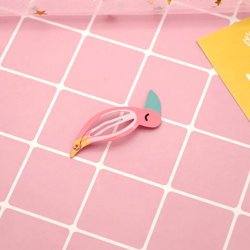 Paint Fruit Barrettes Color Printing Watermelon Strawberry - 5 New Birds