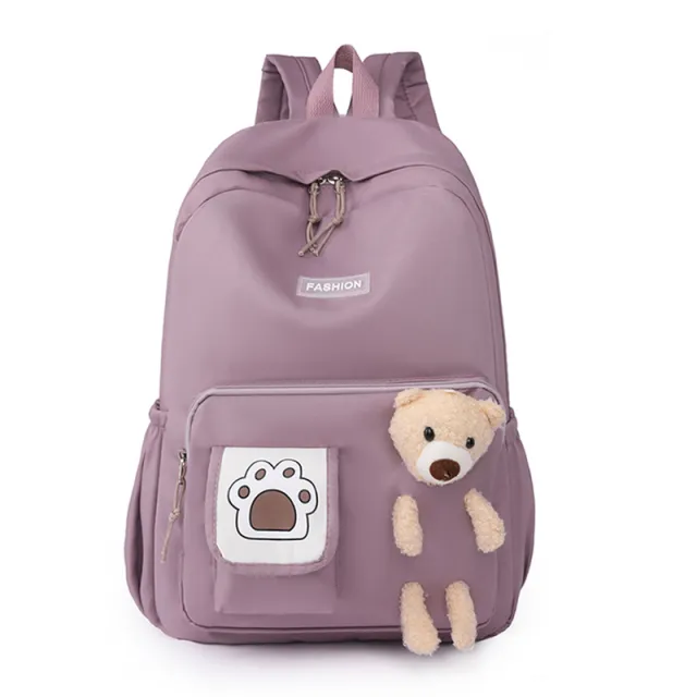 Backpack Junior High School And Elementary School Students Schoolbag Girl Grades Purple - Shop at LoveMi