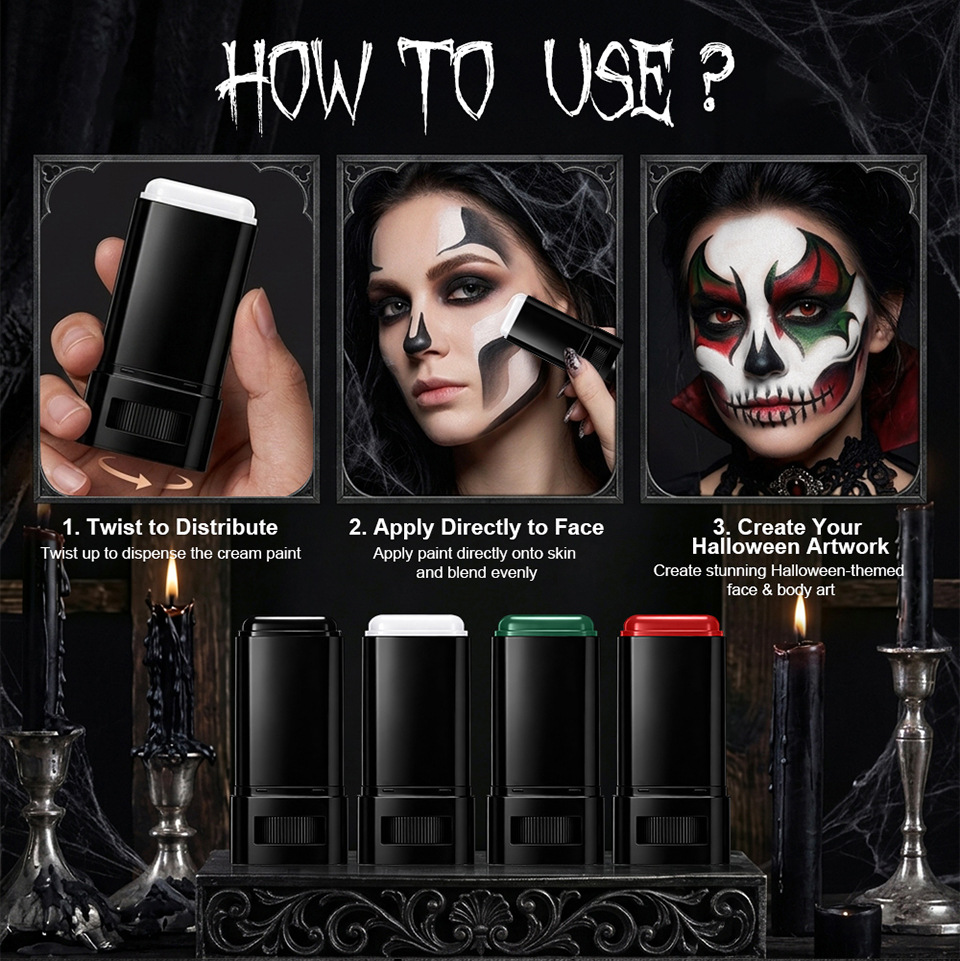 Large Face-Painting Stick Halloween Party Face everydayshopit media