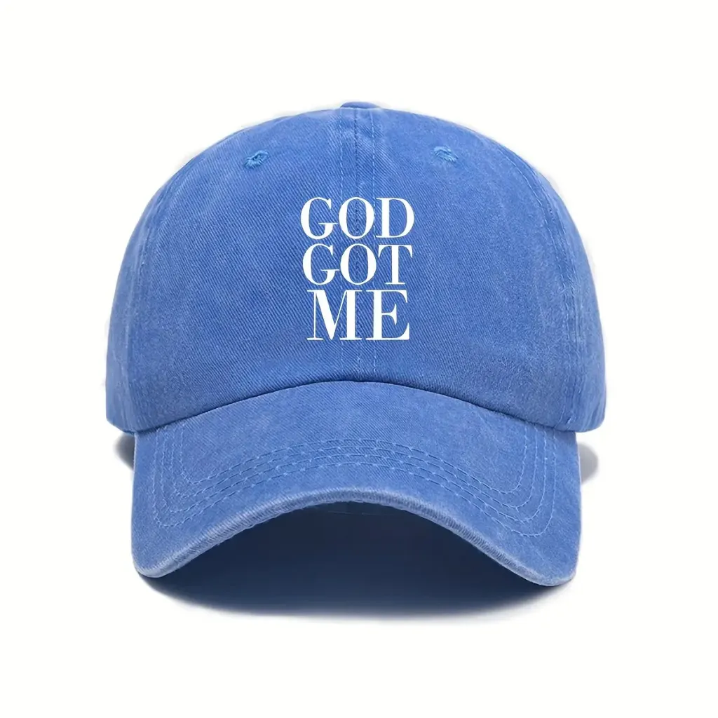 Retro Washed All-season Versatile Baseball Cap For Outdoor Use - Blue