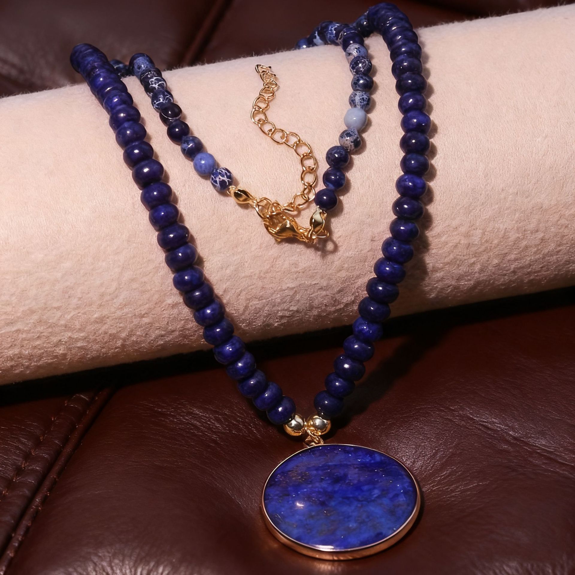 European And American Style Fashion Lapis Lazuli Necklace For Women