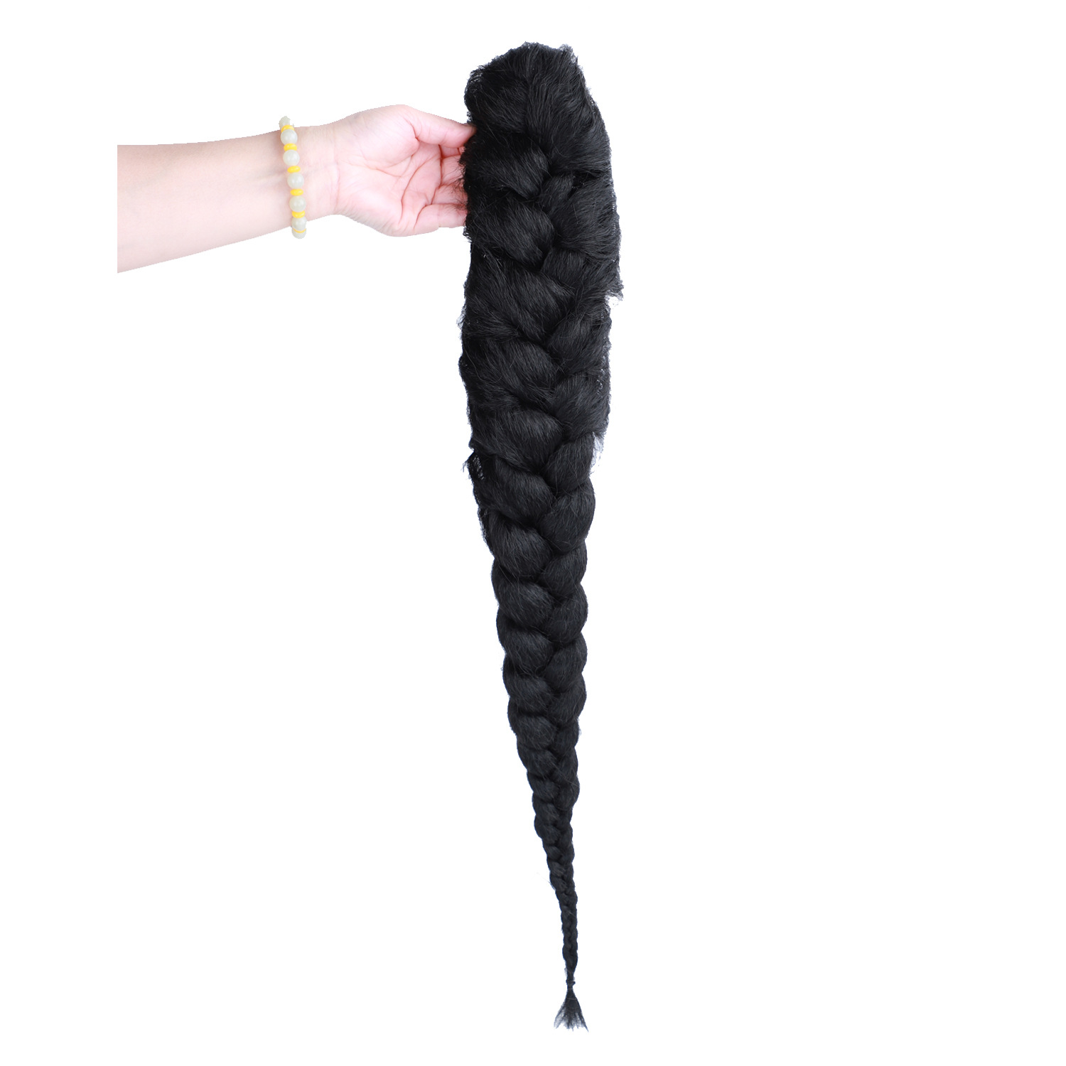 Female Wig Fiber Ponytail African Long Braid 3