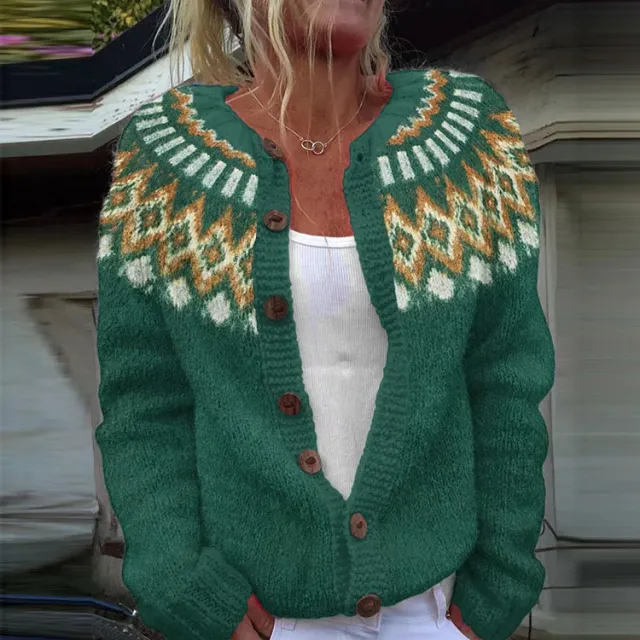 Winter Cardigan Coat Single breasted Totem Warm Sweater 2 Models M - Shop at LoveMi