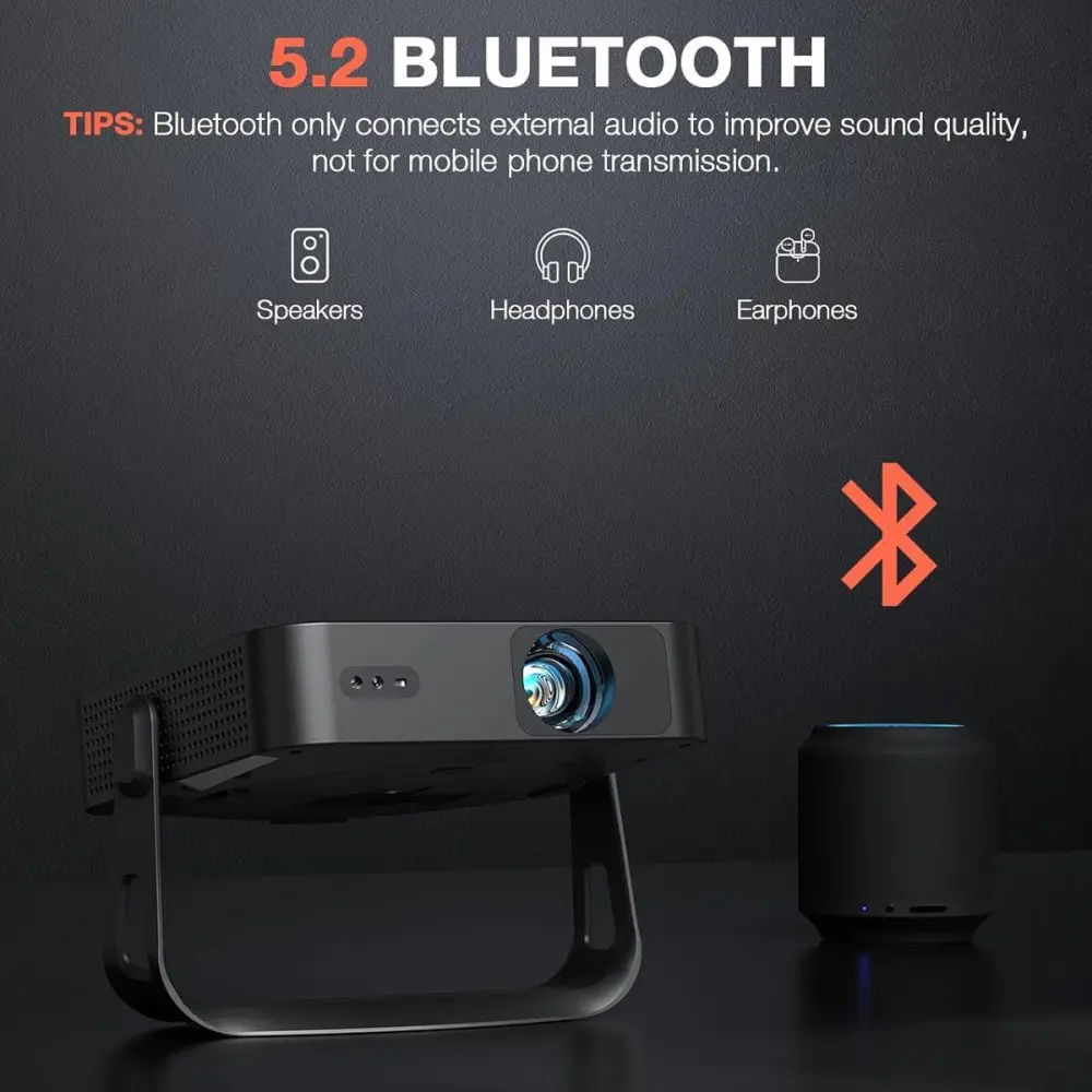 Smart HD Projector with PTZ Autofocus