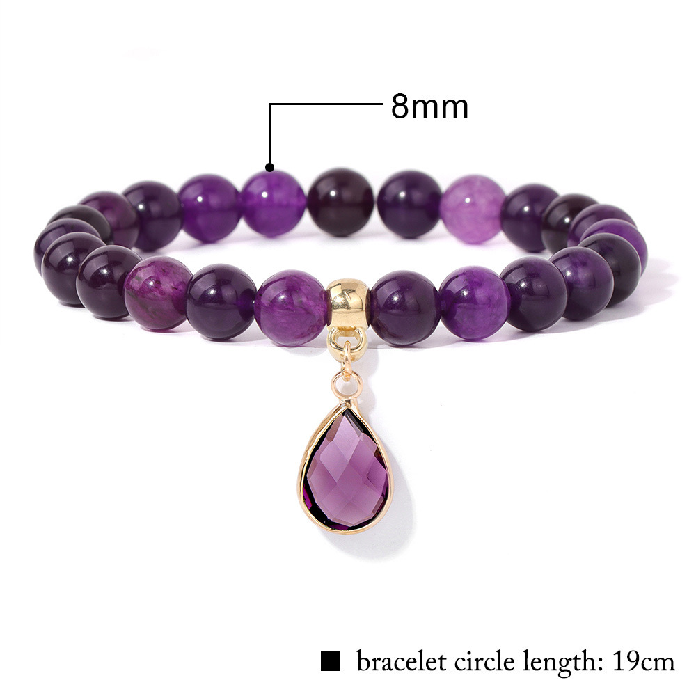 Bead Cut Water Drop Bracelet For Women
