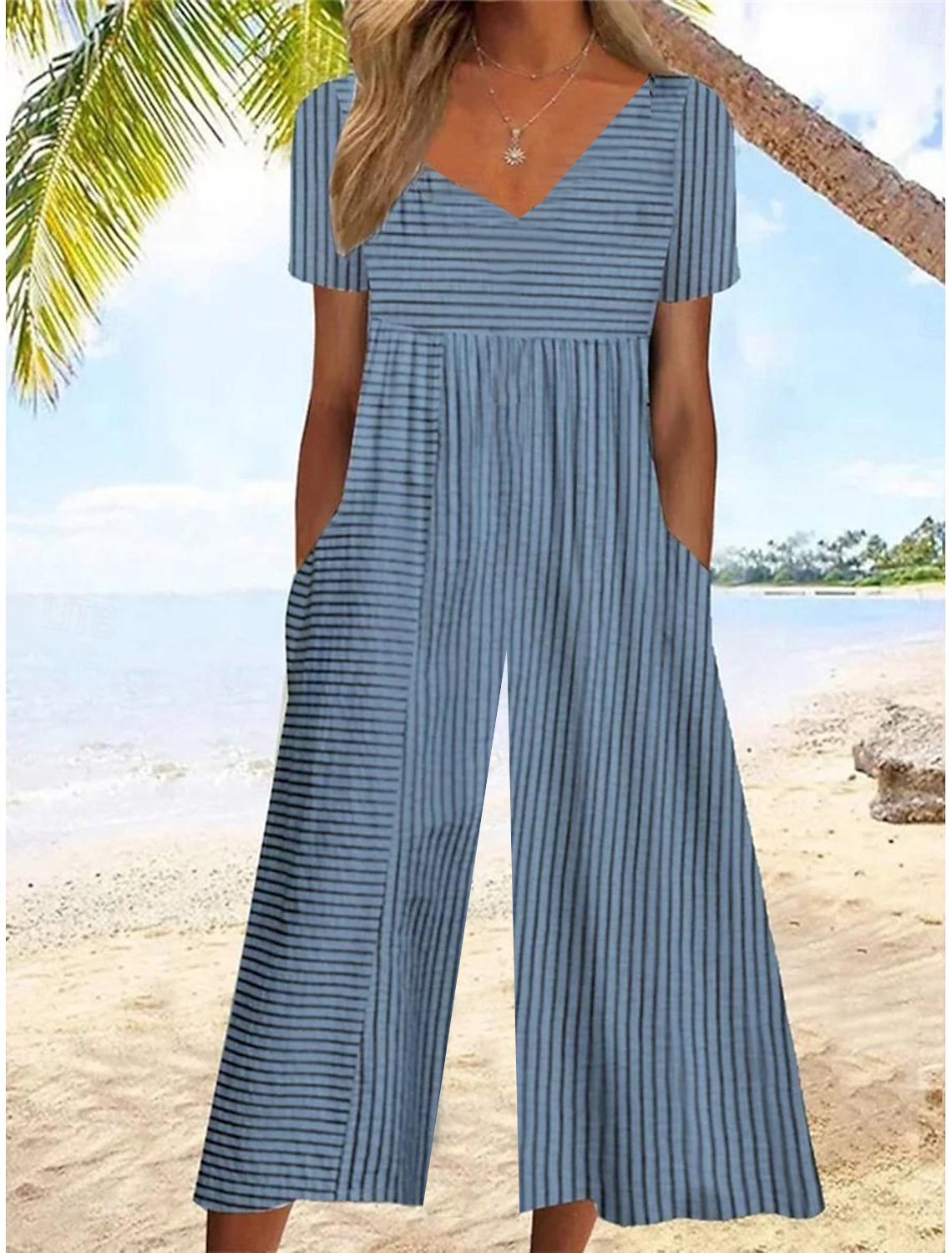 Women's Sling Long Dress Plus Size