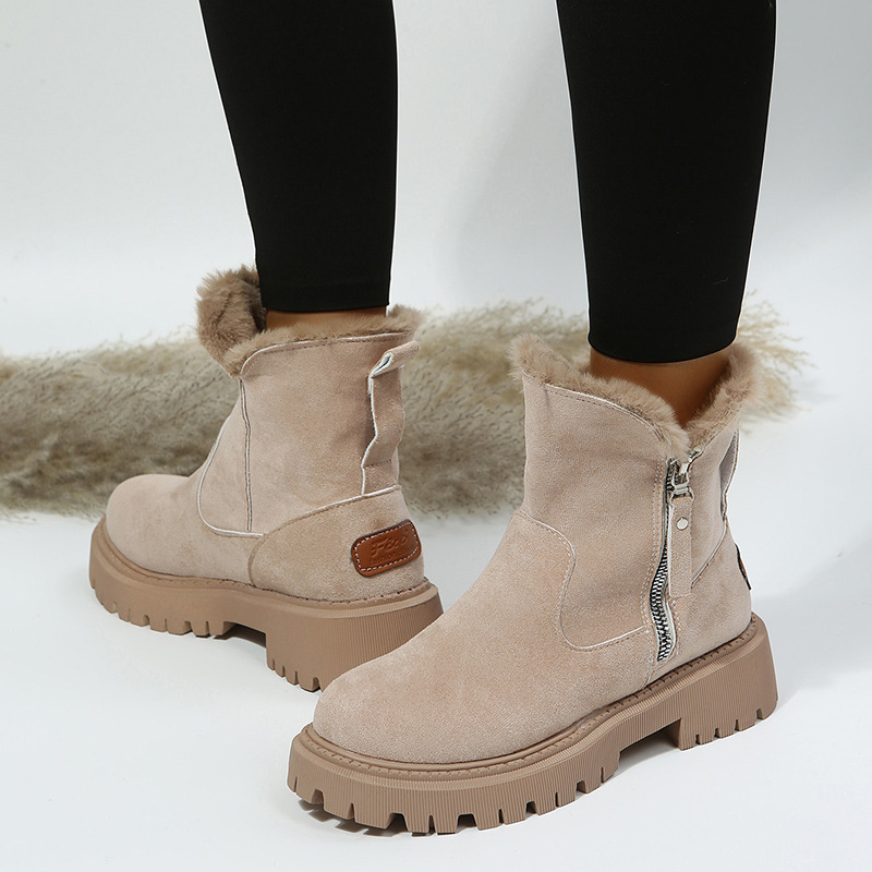 Title 26, Botas de nieve para mujer invierno nuevo cortas...