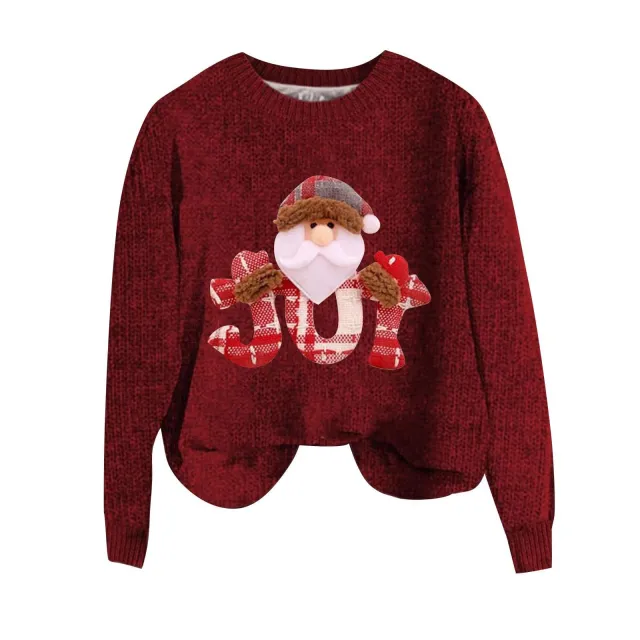 Womens Autumn Tops With Christmas Elements Ff050907576 M - Shop at LoveMi
