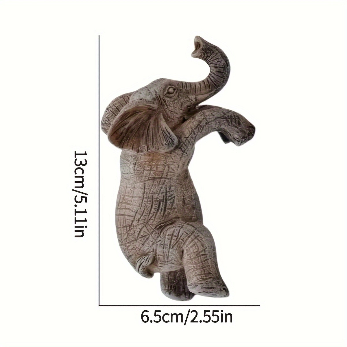 Title 1, Creative Elephant Animal Statue Resin Crafts